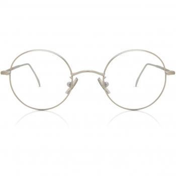 L.G.R Reunion Metal 00 Men's Eyeglasses Silver Size 46 - Frame Only - Blue Light Block Available
