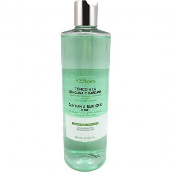 Tónico facial de genciana y bardana para cutis jóvenes y grasos 500ml