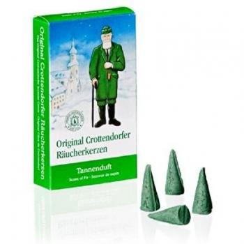 Crottendorfer Fir Scented Incense Cones - 24 Pack