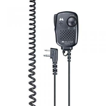 Micrófono de Altavoz Midland MA 26-XL, Mini, Conector L y 4 Baterías (1800 mAh)