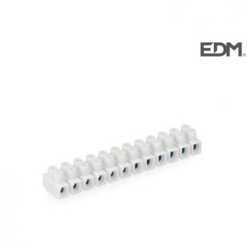 Regleta de Conexión Edm 2,5mm a 4mm Blanca - Fácil Instalación