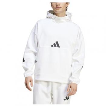 Adidas Z.N.E. Men's White Hoodie 3XL - Poly Mesh