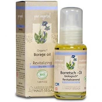 Aceite de Borraja Bio 50ml - Revitalizante, Virgen, Flacon-Pompe
