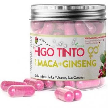Suplemento de Higo Tinto con Maca y Ginseng, Vigorizante, Rendimiento Atlético, Fortalecimiento del Sistema Inmunológico, 90 Cápsulas, Origen Natural, Ecológ