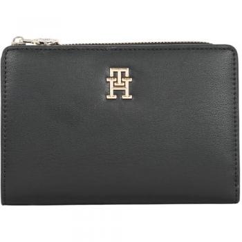Tommy Hilfiger Distinct Women's Slim Wallet with Logo - Black