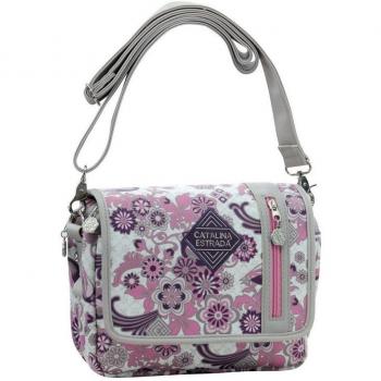Catalina Estrada Bolso Bandolera, 5.72 Litros, Color Rosa