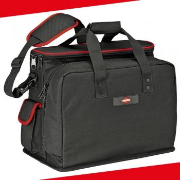 KNIPEX Bolsa portaherramientas Service vacía de Poliéster con cremallera, dimensiones 440mm x 340mm x 200mm