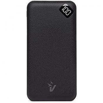 Power Bank Vultech 10000mAh con Pantalla LCD, Quick Charge 3.0, USB y Type-C