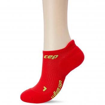 CEP Ultralight unidad No Show – Calcetines para hombre Red/Green 5-23 cm