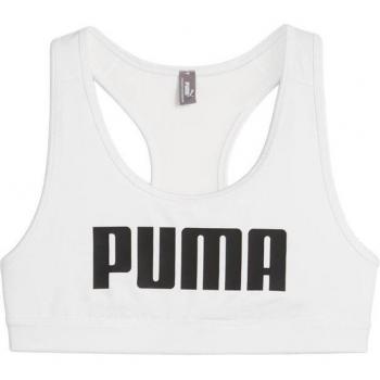 Sujetador Deportivo Puma 4 Keeps Blanco para Mujer, Ideal para Fitness