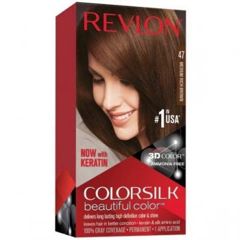 Revlon Colorsilk Tinte Permanente Color Natural 4WB Castaño Medio Rico 1 Unidad