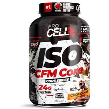 Proteína Aislada ProCell OatCell Tasty 1,5 kg - Sabor Chocolate con Leche, Bajo en Hidratos y Grasas, Aumento y Recuperación Muscular