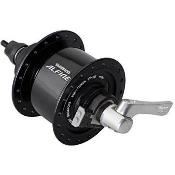 Shimano DH-S501 32H Alfine - Dínamo, color negro