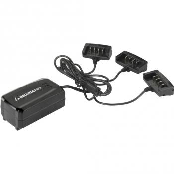Cargador de tres vías para batería de tijera eléctrica sin cable ECCHEPR - Repuesto tijera poda cargador EPR137P Bellota