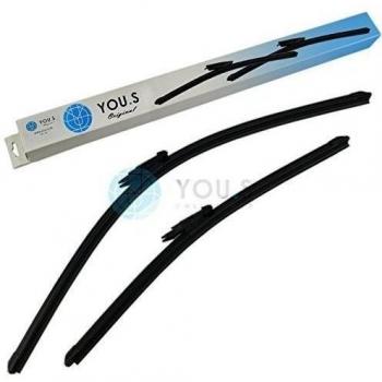 2 YOU.S FRENTE WIPER BLADE 600 + 450 mm BMW Serie 3 Coupe E92 Orig. Adaptador