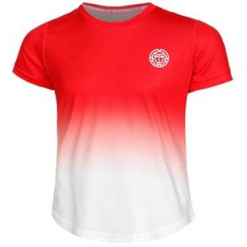 BIDI BADU Crew Gradiant Junior Camiseta De Manga Corta Chicas - Rojo, Blanco