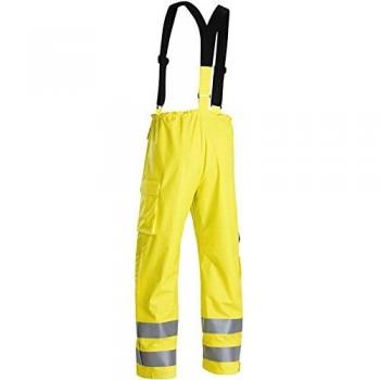 blåkläder Workwear Pantalón de lluvia ignífugo LeiKaTex – 1303, 67 – 13032009, amarillo, 67-13032009-3300-L