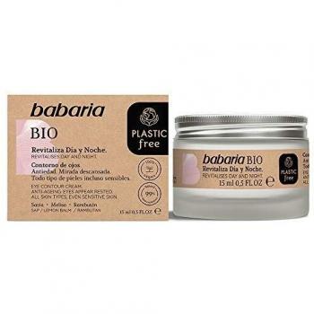BABARIA Unisex's BIO CONTORNO DE OJOS 15ML Eye Contour, Negro, 50 ML