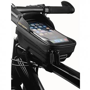 Bolsa Bicicleta Cuadro, Bolsa Bicicleta Impermeable, Mucho Espacio para Bolsa Herramientas Bicicleta, Bolsa para Bicicleta para iPhone 13 / Samsung / Huawei hasta 7.0 