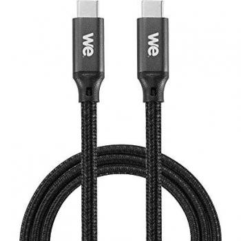 Cable USB-C a USB-C 2m - Carga Rápida 3A - Nylon Trenzado - USB 3.2 Gen 1