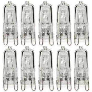 Sonline 10X G9 Bombilla Lampara Halogena blanca 230V 40W Casa/Hotel