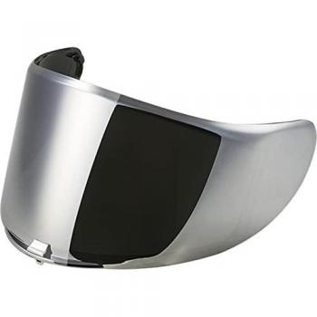 LS2 FF323 Arrow Visera - Plata (Iridium Silver, One Size)