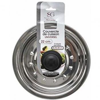 Tapadera Antivaho Inoxidable Gourmet para Utensilios de Cocina - Diámetro 16-18-20 cm