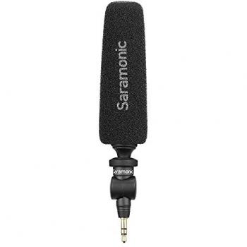 Micrófono Condensador Unidireccional Saramonic SmartMic5 para PC, iPhone, Android y Cámaras DSLR