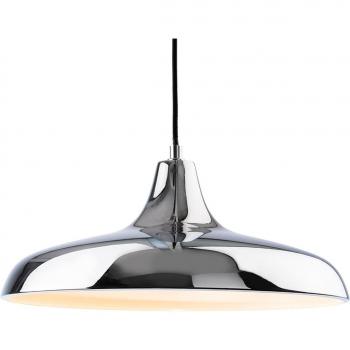 Lámpara colgante Curtis Chrome 1 bombilla 19,5cm de Firstlight Products