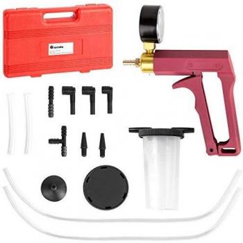 TecTake Probador de vacío Sangrado de Frenos Kit Freno de Purga