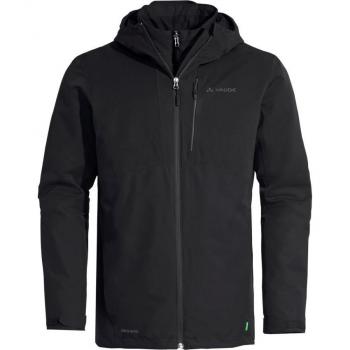 VAUDE Miskanti 3-in-1 Detachable Jacket for Men - Black - Size 2XL