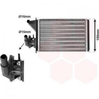 Radiador de calefacción VAN WEZEL 17006087 con características de alto rendimiento, diseño compacto, fácil instalación y eficiencia energética