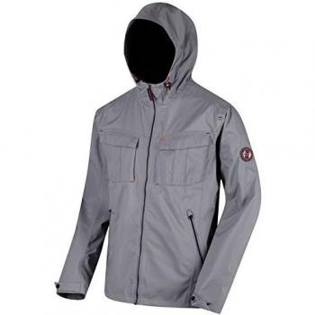 Regatta de Hombre Bardolf Stretch Chaqueta Impermeable para Carcasa, Hombre, Color Rock Grey, tamaño 3XL