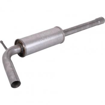 Silenciador central e intermedio 4MAX 0219-01-24097 y 0219-01-24097P, compatible con vehículos, fabricado en acero inoxidable, diseñado para reducir el ruido del escape, fácil instalación,