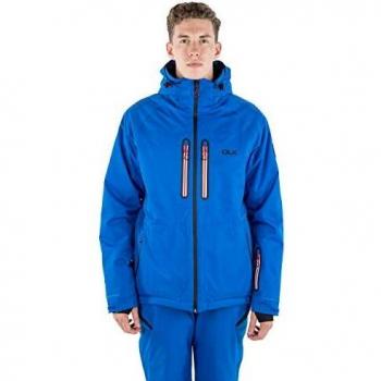 Trespass Allen - Chaqueta de esquí Impermeable para Hombre con Sistema de Rescate Recco Avalanche, Hombre, Color Azul, tamaño XS