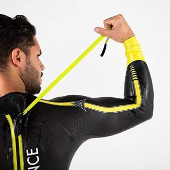 ZONE3 Men's Advance Traje de Neopreno avanzado, Hombre, Negro/Amarillo, S