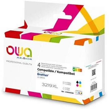Pack de 4 Cartuchos de Tinta Compatibles Armor K10535OW (Negro, Cian, Magenta, Amarillo) para Brother LC3219XL