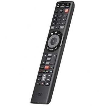 One For All URC7955 Smart Control 5 – Mando a distancia Universal para 5 dispositivos – 100% compatible – App gratuita para configuración – Tecla NETTV - negro