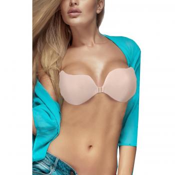 Wuzmei - Sujetador adhesivo - para mujer multicolor beige small