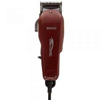 Sogo CPE-SS-3525-R - Set cortapelo profesional, color rojo