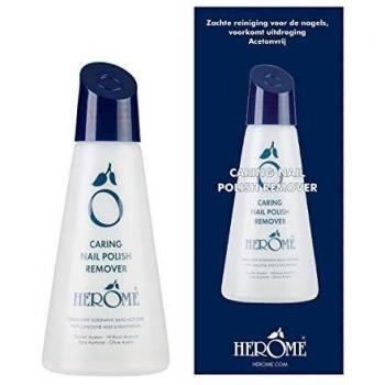 Herome Caring Nail Polish Remover - 120ml - Acetone Free - Mild and Gentle Nail Varnish Remover