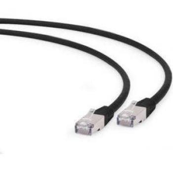 Cable de Red Gembird Cat6a LSZH Negro 1m