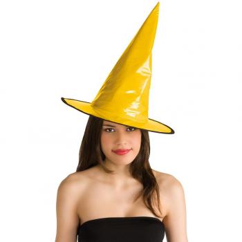 Rubies Haunted House - Sombrero de bruja charol, color amarillo S9007)