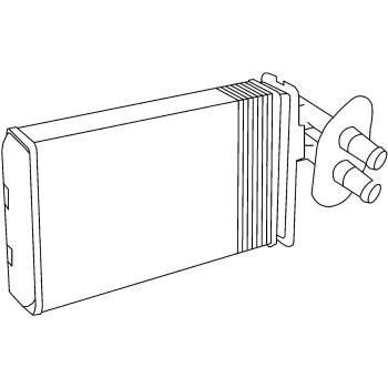 BEHR HELLA SERVICE 8FH 351 308-741 Heat Exchanger, interior heating