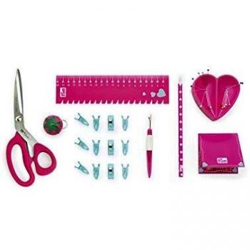 Prym Love-Kit de Costura para Principiantes, Color Verde, Rosa, 25 x 17 x 6,5 cm