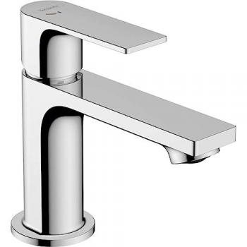Mezclador Monomando de Lavabo Hansgrohe Rebris E 80 CoolStart EcoSmart con Desagüe Automático, Color Cromado
