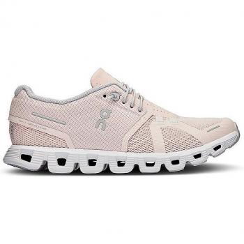 On Cloud 5 Women's Low-Top Running Shoes - Shell White/Pink, Size 42.5 EU (8.5 UK / 10.5 US)