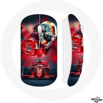 Ratón inalámbrico Fórmula 1 Rojo Sebastian Vettel