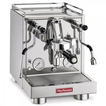 Máquina de café espresso semi-profesional La Pavoni New Cellini Evolution, plata