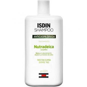 Isdin Nutradeica Champú Anticaspagrasa, Reduce la Descamación, el Picor y el exceso de Sebo 1 x 400ml
